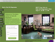 Tablet Screenshot of pastliferegressionsalem.com